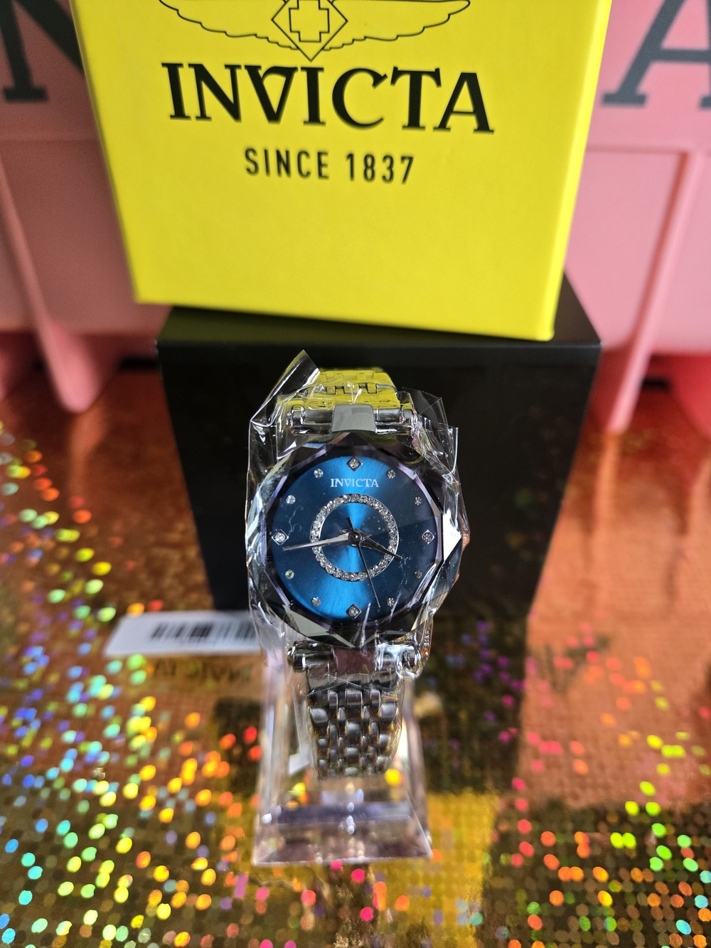 70405 Invicta Celestial Women's Watch Silver Blue Dial 30mm